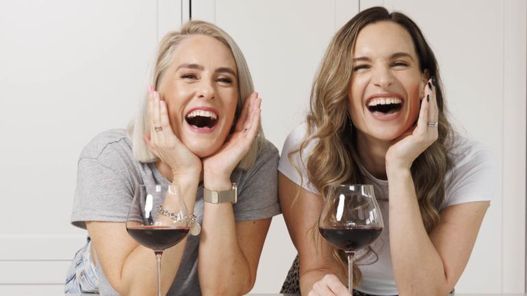 Billi Milovanovic and Lyndsey Kirkwood, the Wine Chats duo.