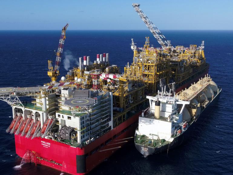 The Prelude floating LNG project. 