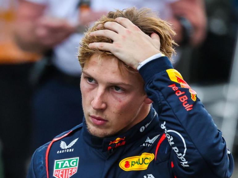 Liam Lawson says his demotion by Red Bull after just two races was ‘tough’ to take.