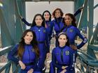 Katy Perry looked ready for action on Sunday as she posed alongside Lauren Sánchez, Gayle King and fellow Blue Origin female crew members in bodycon space outfits.