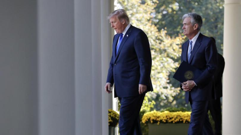 President Donald Trump says he is looking forward to the day Fed boss Jerome Powell is gone.