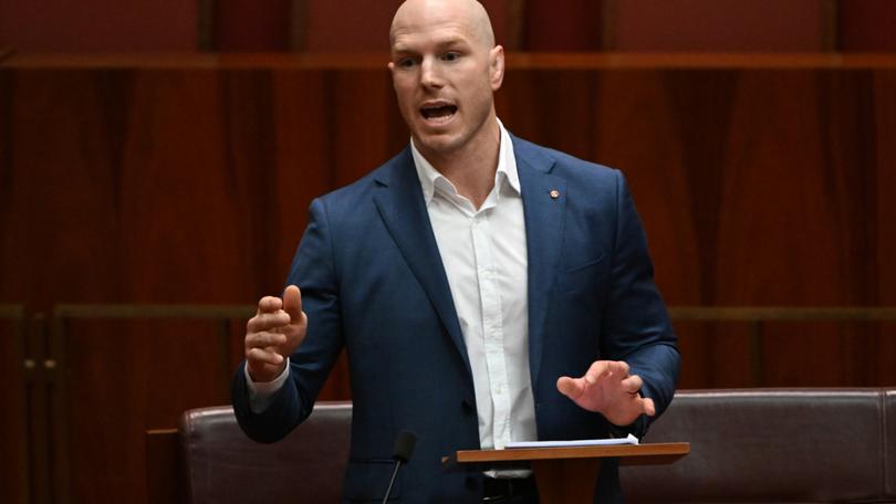 Independent senator David Pocock.